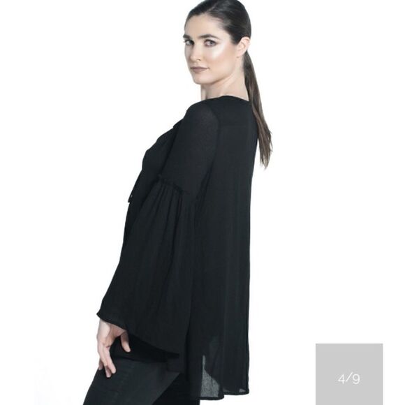 Cotton Candy LA Road to Heaven Top in Black S NWT - Picture 4 of 8